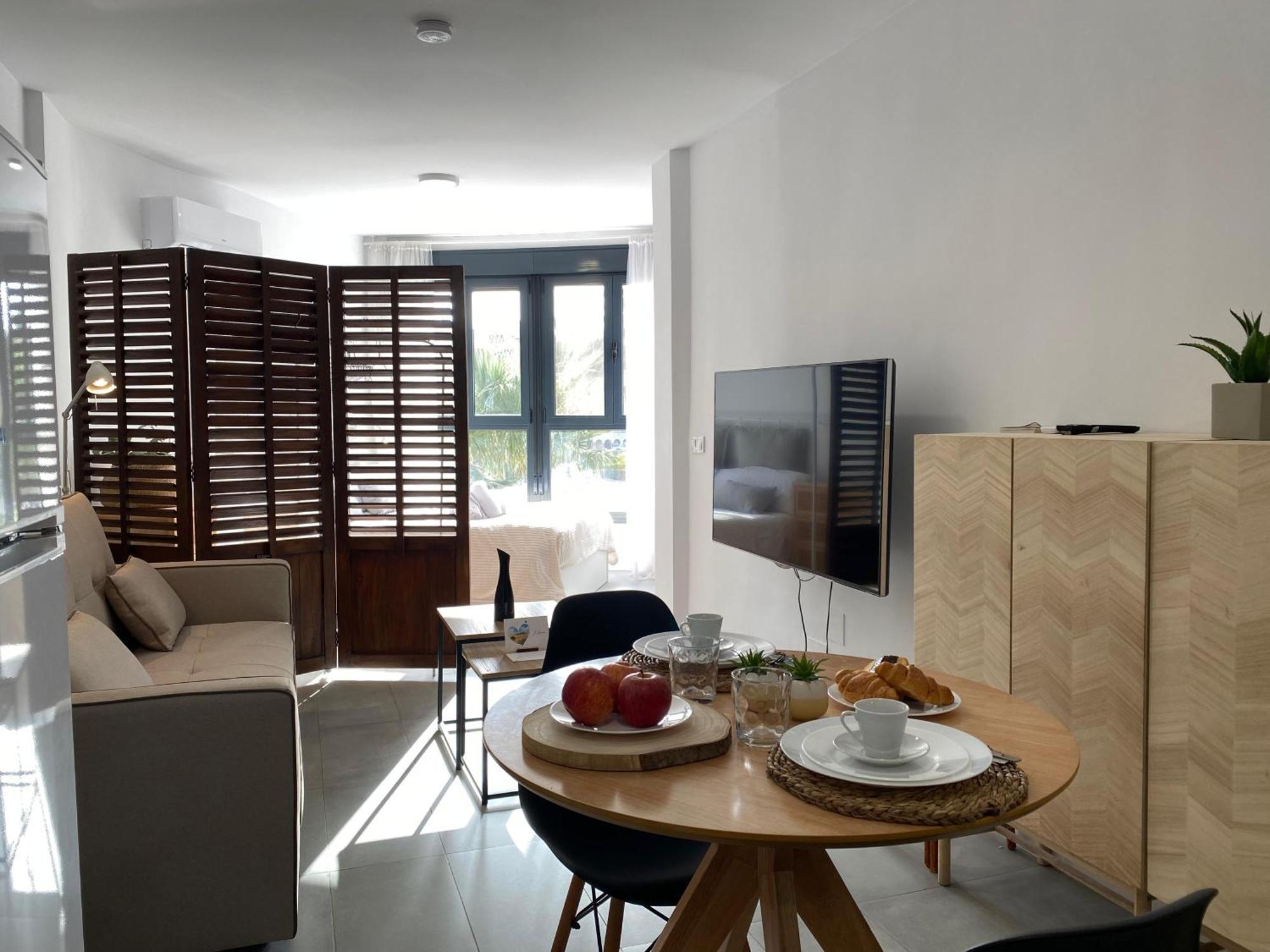 Loft primera línea playa, Cabo de Gata, Wifi Lejlighed Retamar  Eksteriør billede