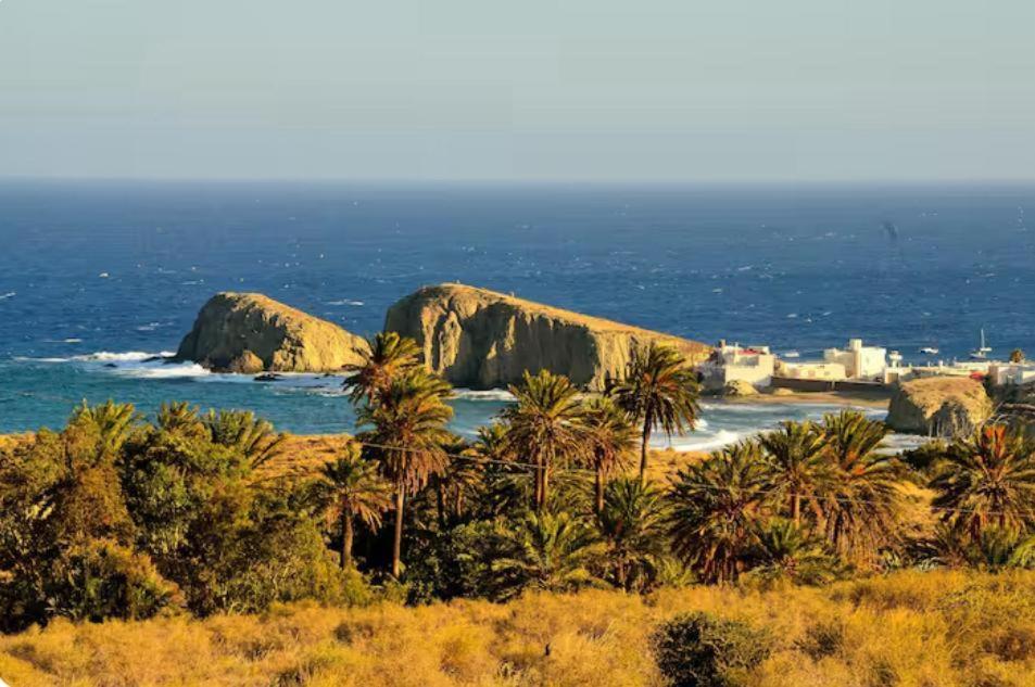 Loft primera línea playa, Cabo de Gata, Wifi Lejlighed Retamar  Eksteriør billede