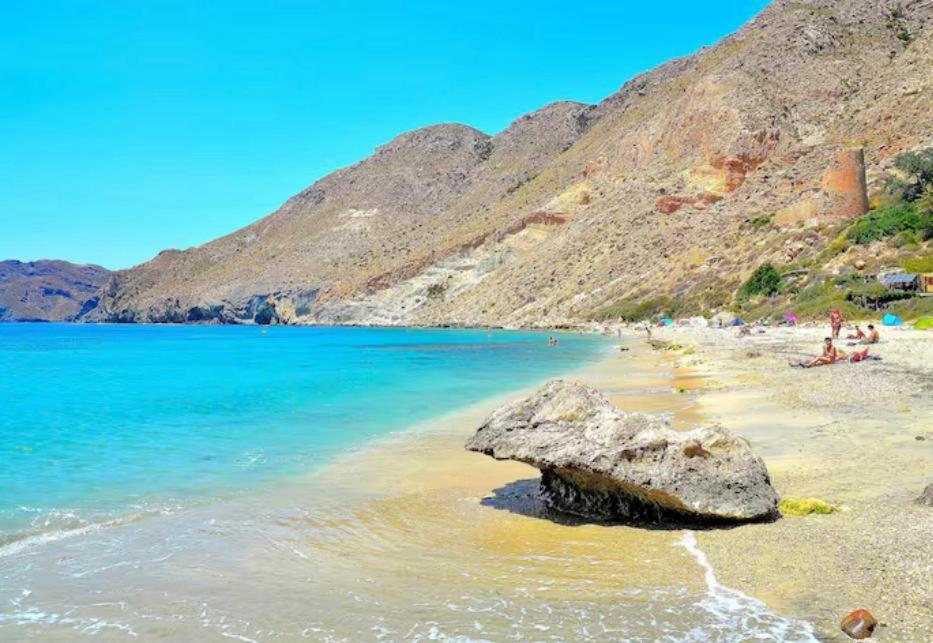 Loft primera línea playa, Cabo de Gata, Wifi Lejlighed Retamar  Eksteriør billede