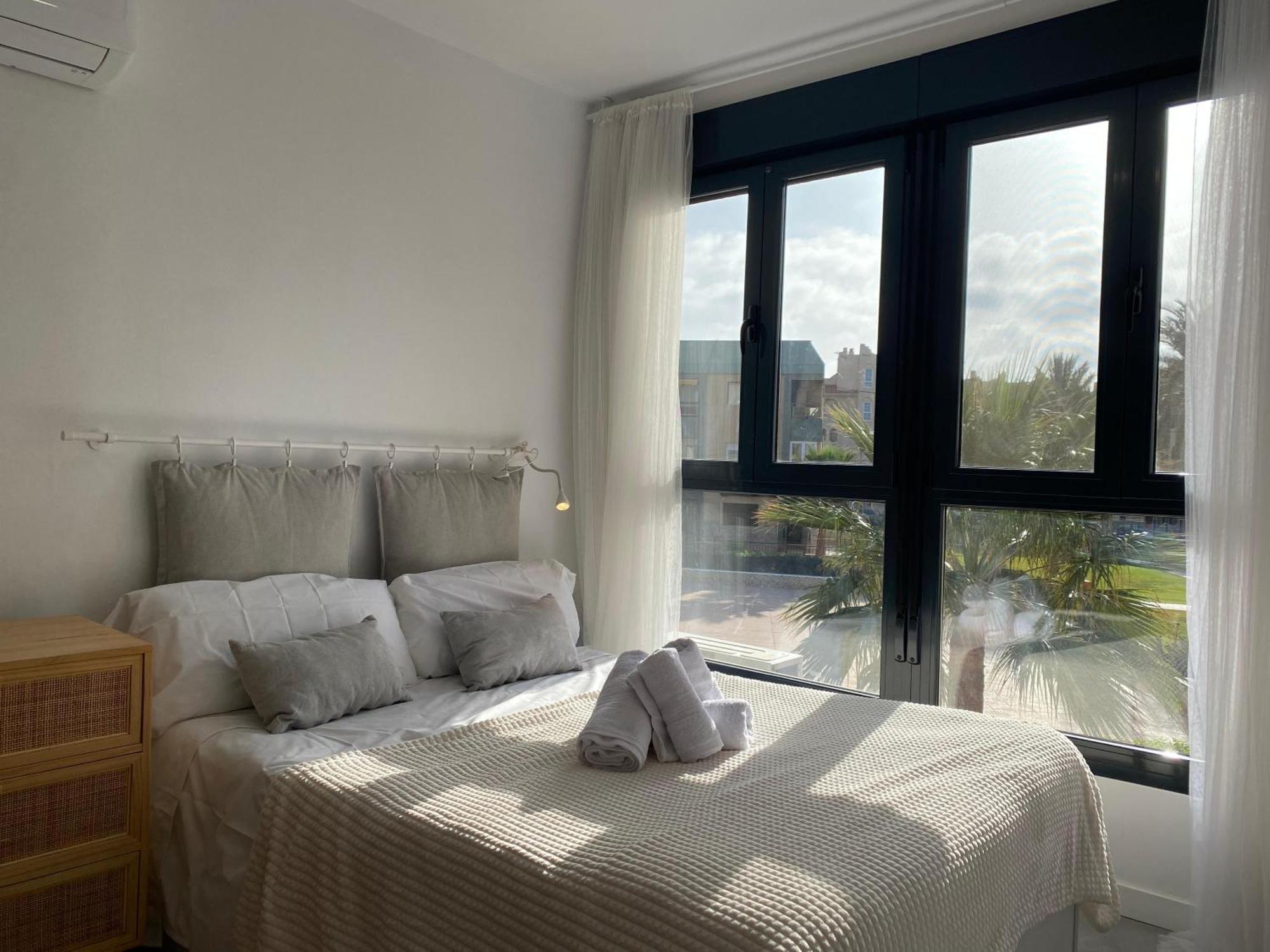 Loft primera línea playa, Cabo de Gata, Wifi Lejlighed Retamar  Eksteriør billede