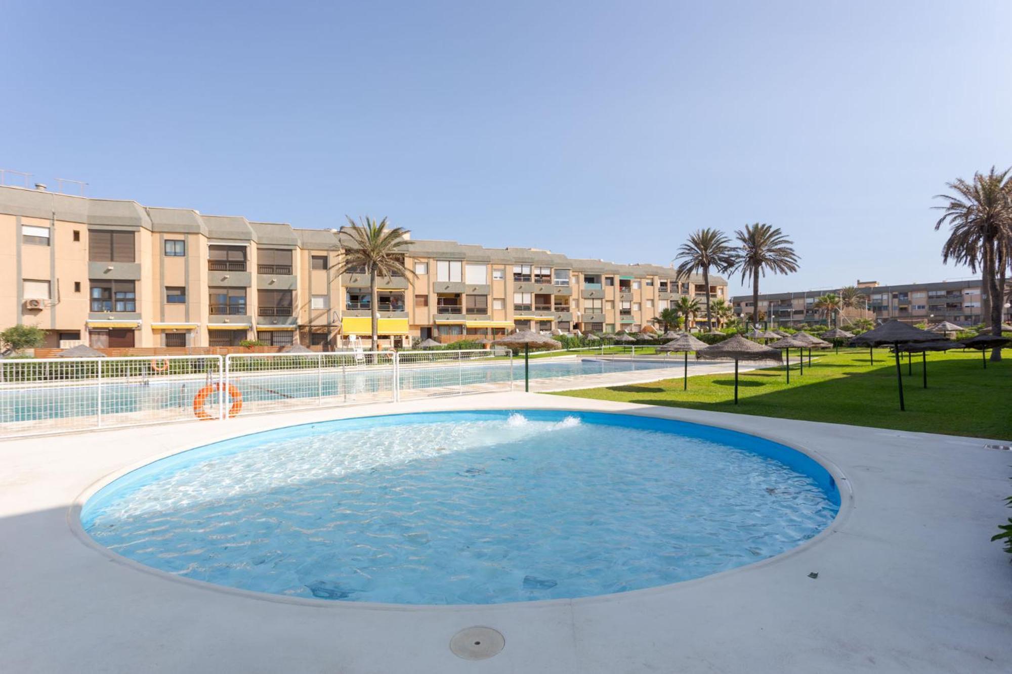 Loft primera línea playa, Cabo de Gata, Wifi Lejlighed Retamar  Eksteriør billede